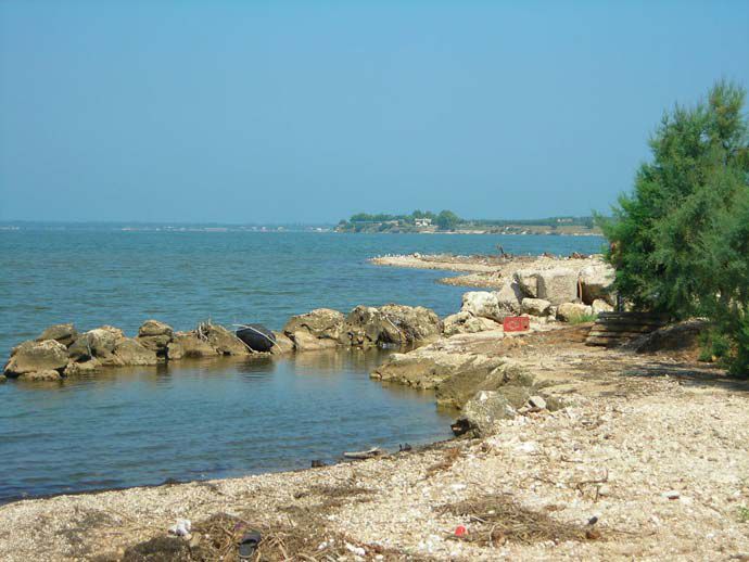 particolare del lago di Varano